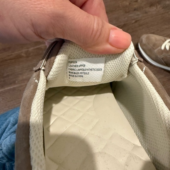 Birdies Roadrunner Suede Sneakers with Cream Accents - Picture 5 of 6